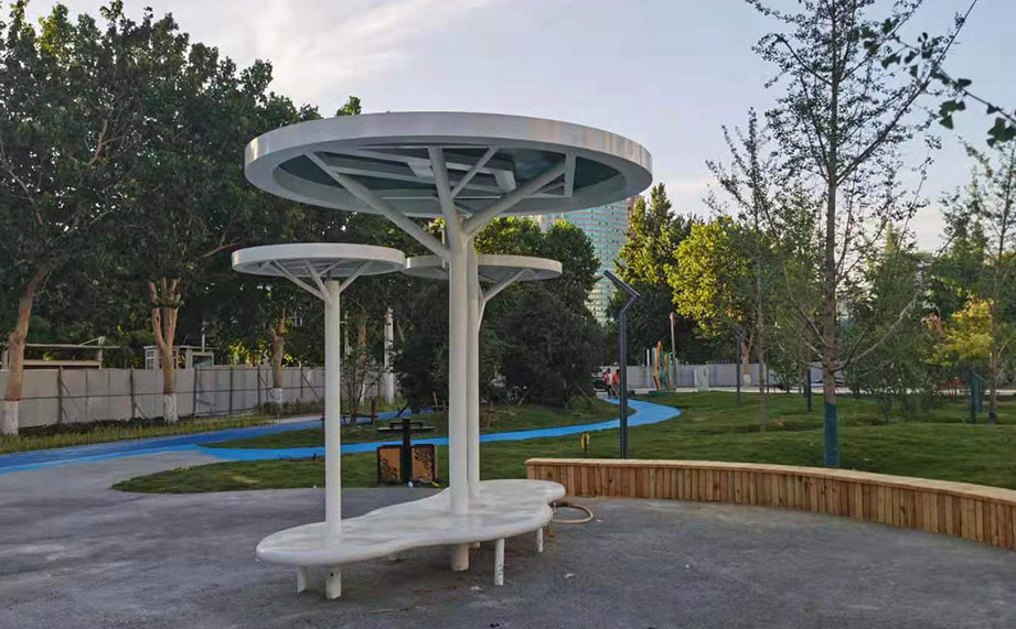 景觀燈，口袋公園